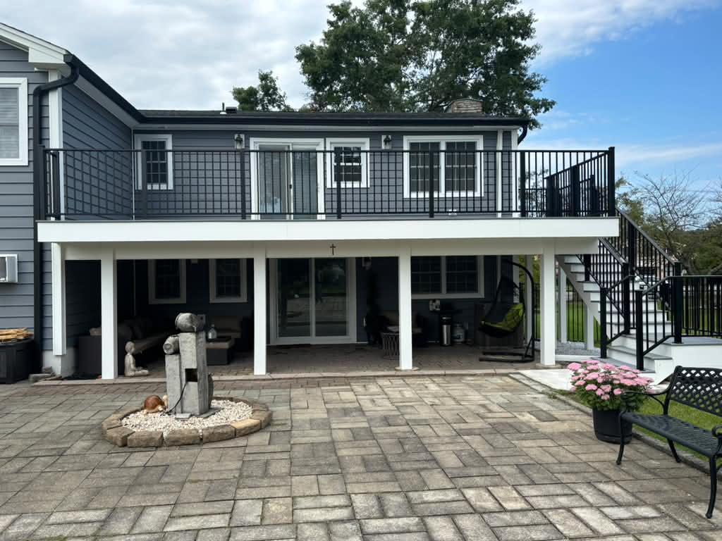Deck and exterior home improvement project
